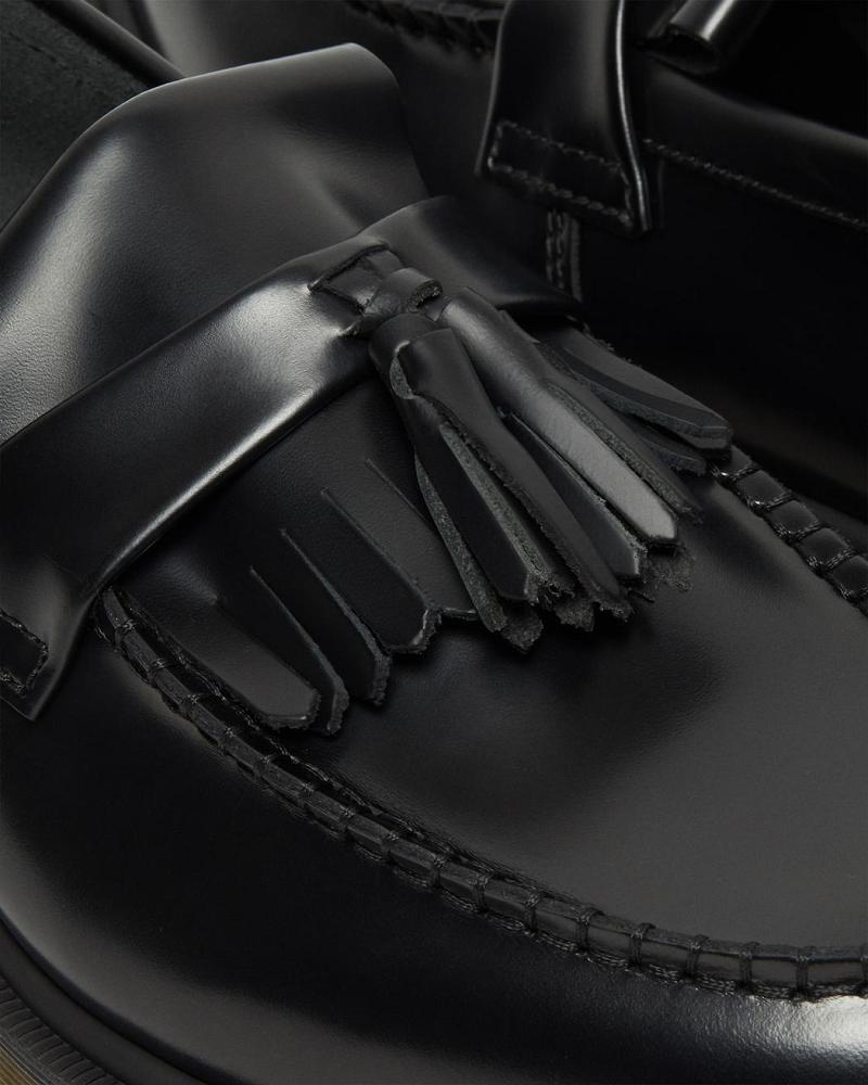Dr Martens Adrian Smooth Lær Tassle Loafers Oxford Sko Herre Svarte | Norge 201ZUT